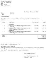 Klant Offerte Print